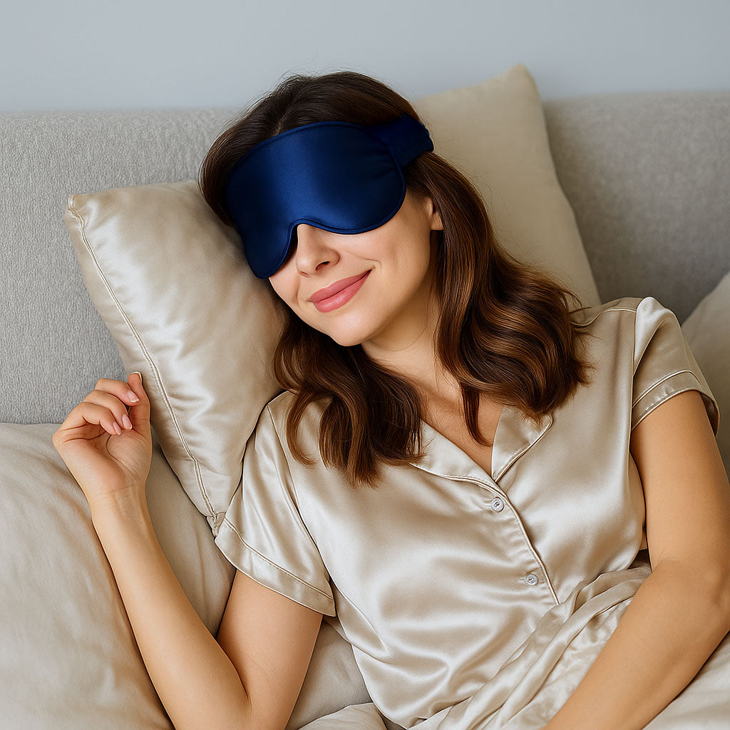 Masques de sommeil en soie