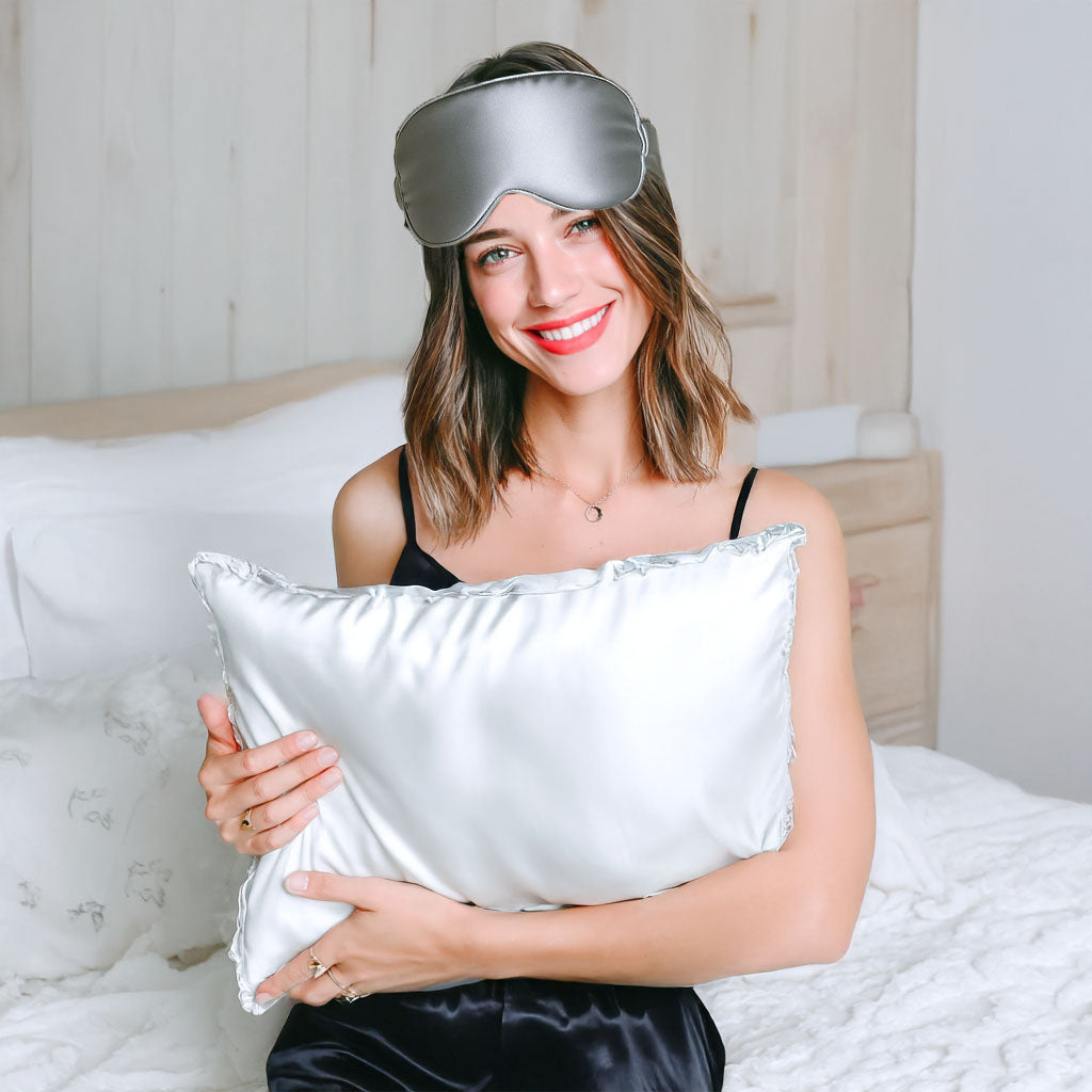 Masques de sommeil en soie